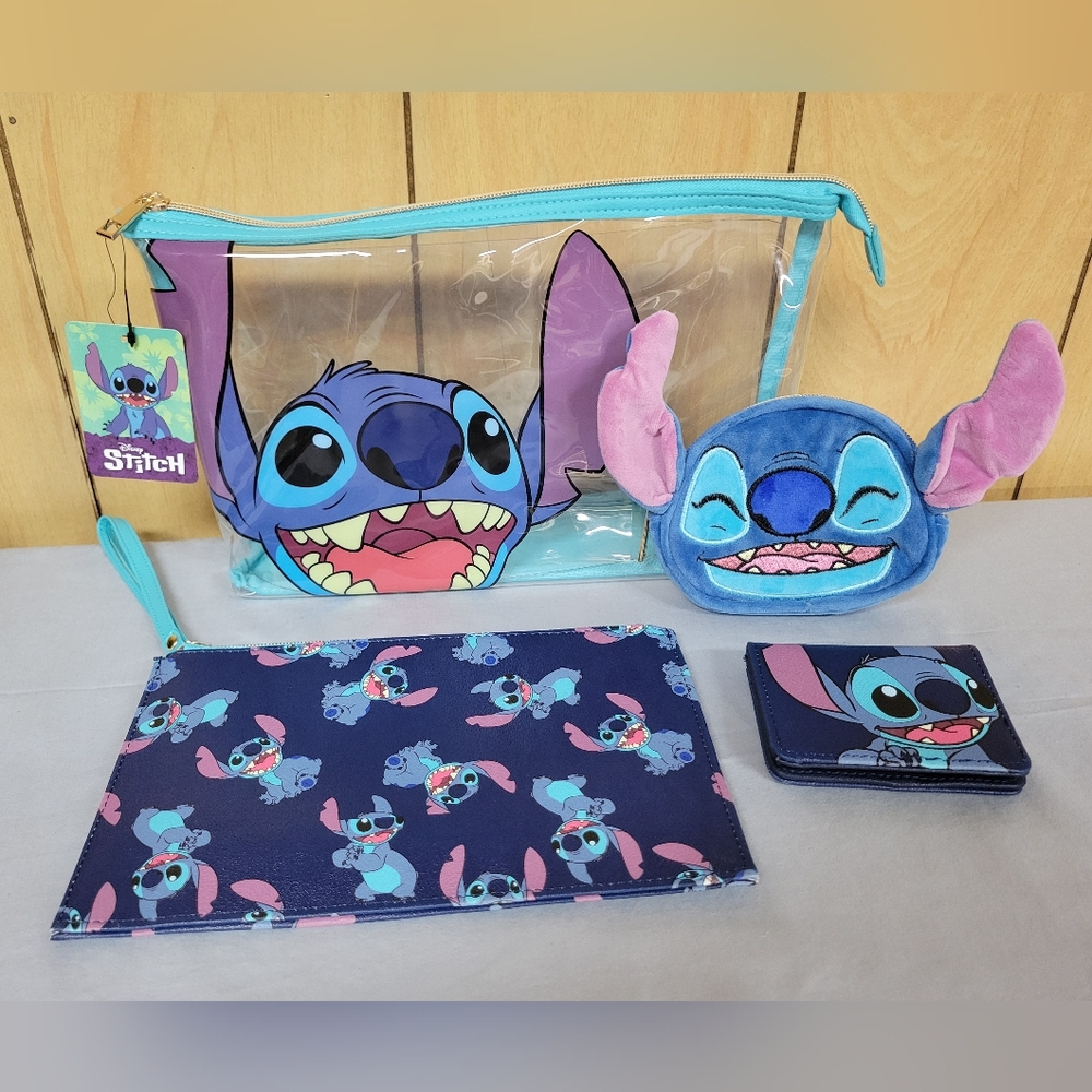 Disney Stitch Themed 4 Piece Accessory Set